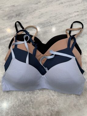 Arizona Body Wirefree Convertible Racerback Bra Bundle (4) Size 36A